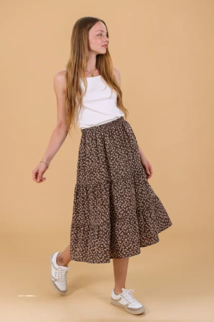 Skirt Martha Brown Floral