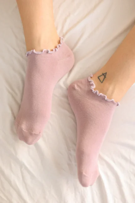 Socks Lea Purple